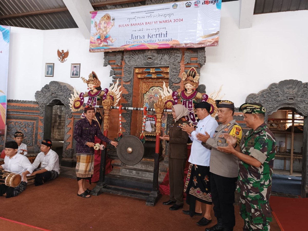 Pemerintah Kabupaten Bangli Resmi Buka Bulan Bahasa Bali Ke VI Tahun