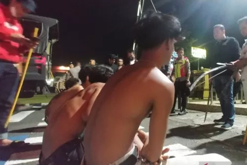 Polresta Padang Jaring Gerombolan Tawuran Bersenjata Tajam
