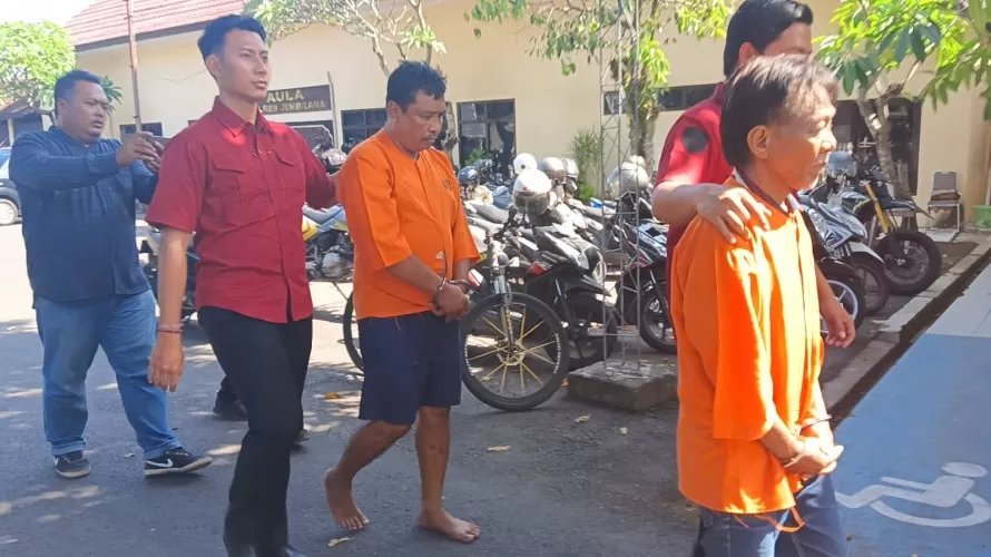Beraksi dalam Bus AKAP, Dua Pelaku Curat Diamankan Polres Jembrana  