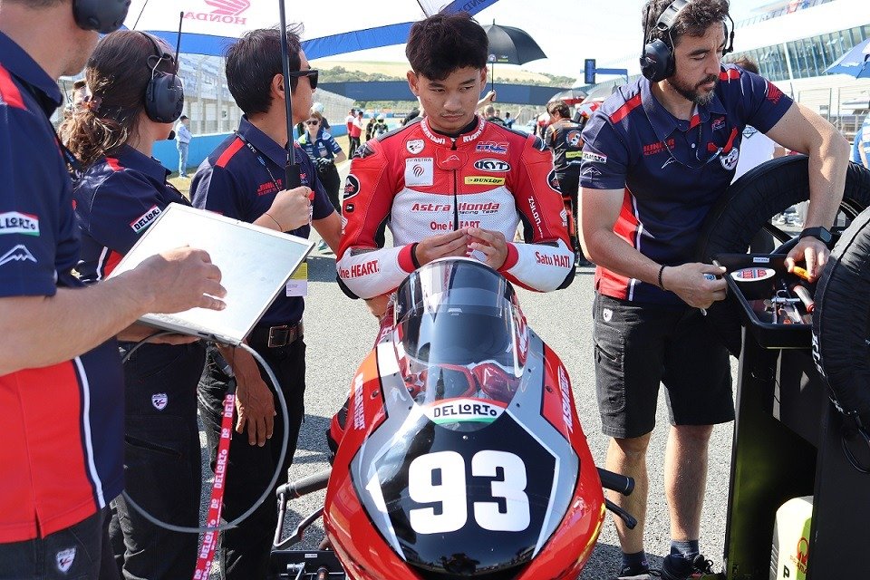 Fadillah Arbi Aditama dari Pebalap Astra Honda Racing Team