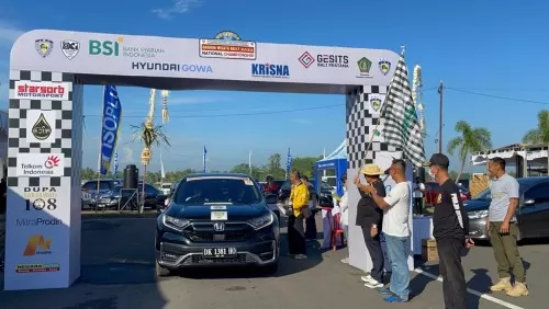 Kejurnas Negaroa Bahagia Wisata Rally Diperkirakan Berlangsung Ketat