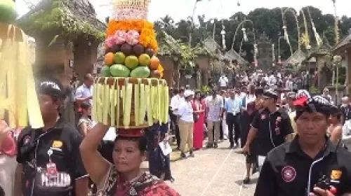 Kunjungan Delegasi WTD di Desa Wisata Penglipuran