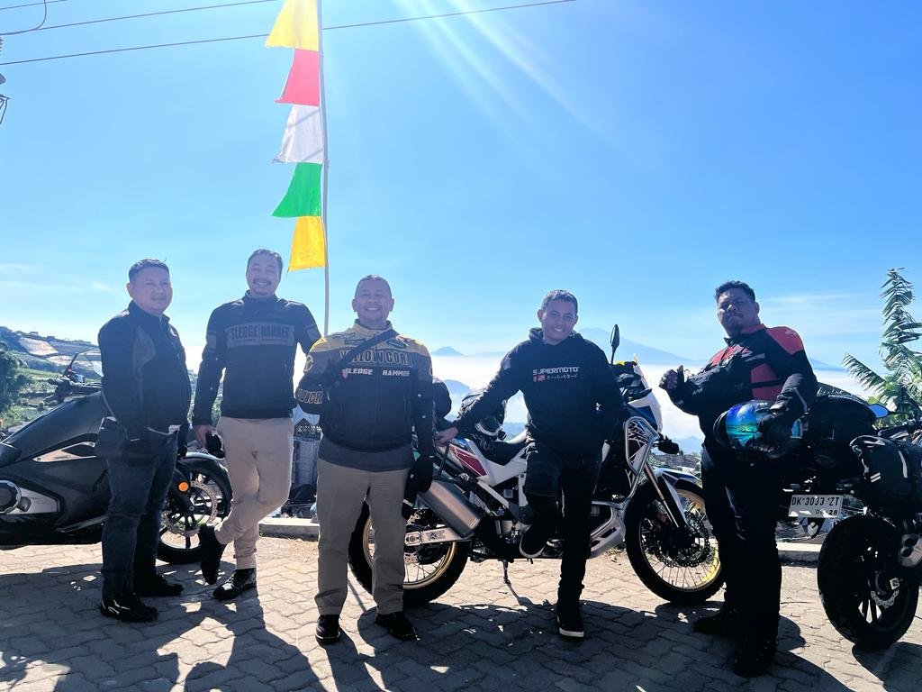 Komunitas Honda Big Bike Bali Satukan Hobi Lewat Ride for FoodGasm