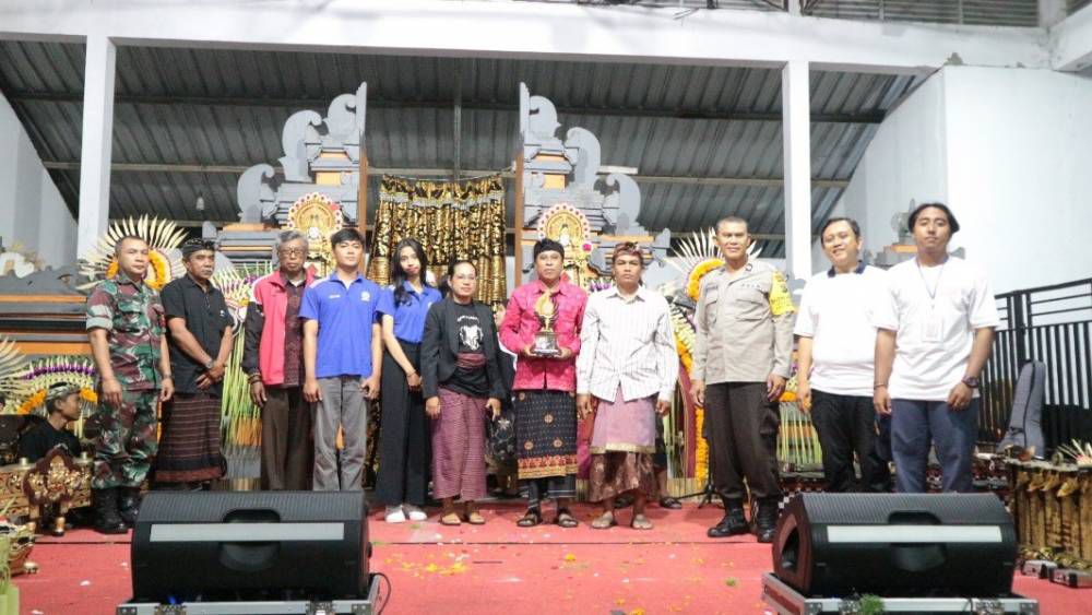 Pesta Rakyat Nongan 2023, Pentas Seni Sanggar Mahayana Kolaborasi Pelepasan Mahasiswa KKN Unud