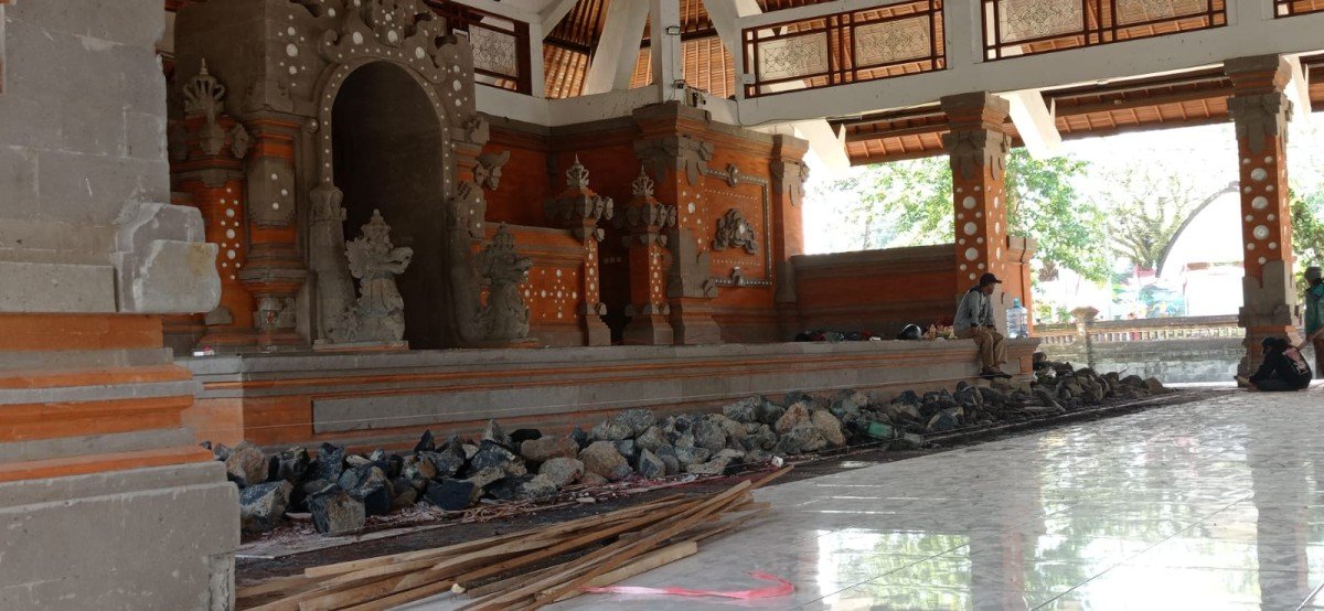 Upgrading Bangunan Seni Ketut Maria: Panggung Diperlebar untuk Kenyamanan Seniman