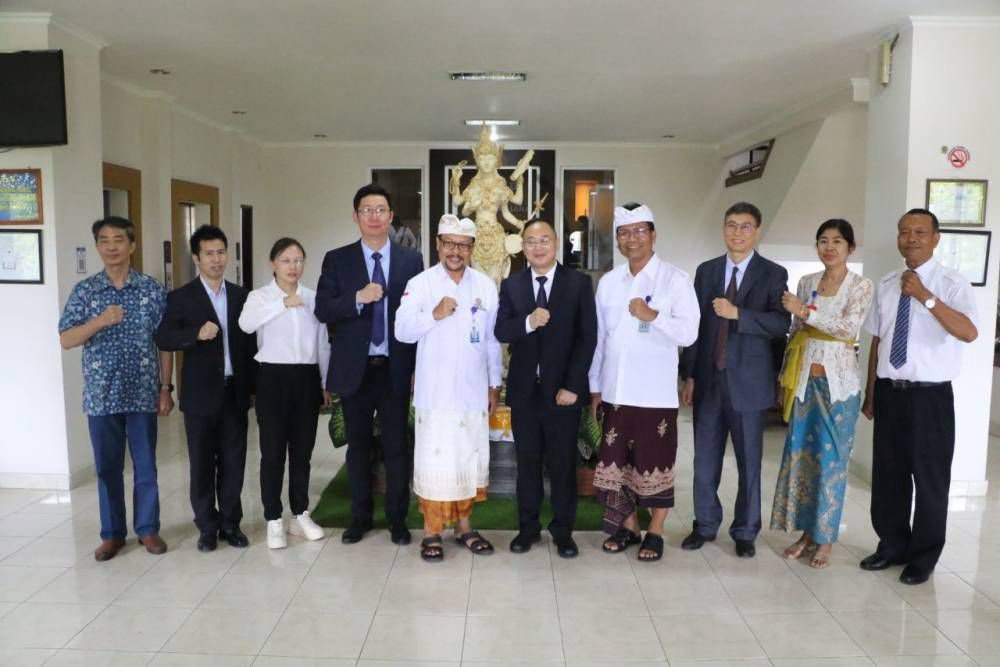 Unud Terima Kunjungan Delegasi Nanchang Normal University