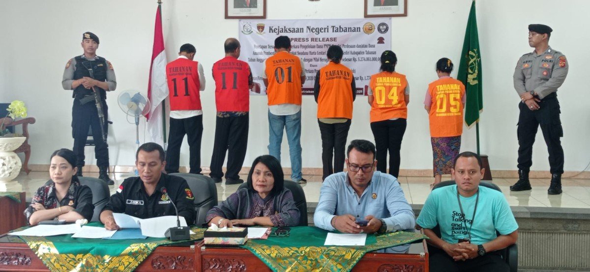 Kejari Tabanan Tetapkan Empat Tersangka Korupsi Dana PNPM