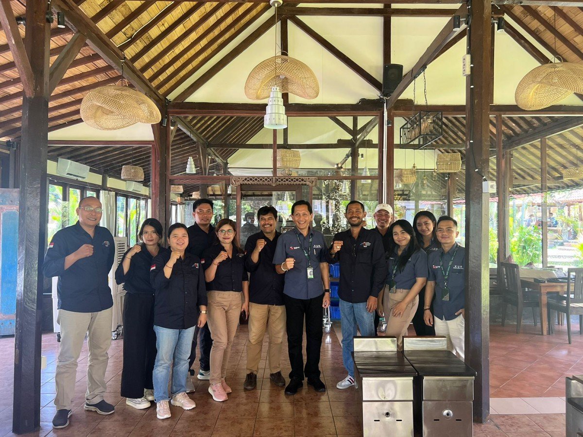 Anggota AMSI saat audensi dengan Kepala Divisi Sekretaris Perusahaan Bank BPD Bali, I.B. Gd. Ary Wijaya Guntur