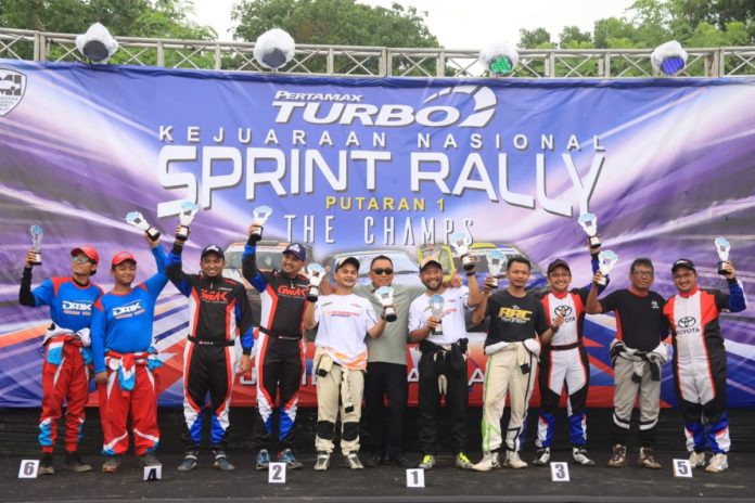 Kejurnas Sprint Rally Putaran I Nasional Sukses Digelar di Sirkuit Perancak, Jembrana