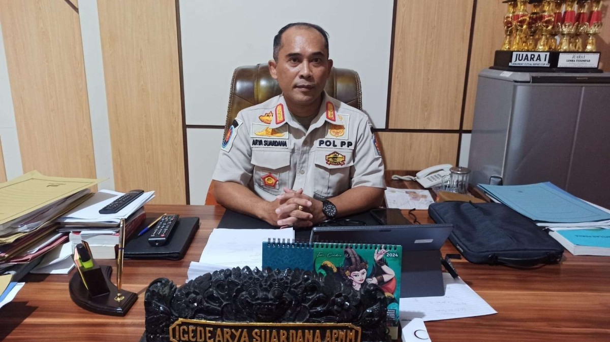 Kepala Satpol PP Kabupaten Buleleng I Gede Arya Suardana