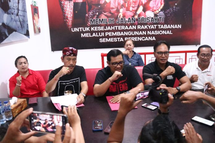 Ketua DPC Partai Demokrasi Indonesia Perjuangan Kabupaten Tabanan menegaskan bahwa dominasi partainya dalam Pemilihan Umum 2024