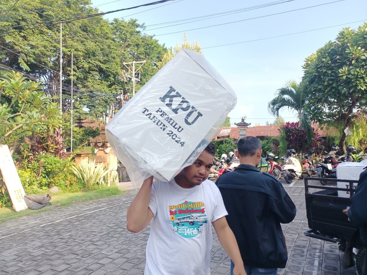 Usai Pemilu, Logistik Desa/Kelurahan di Kecamatan Sukasada Kembali ke PPK