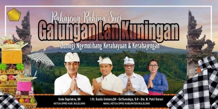DPRD Buleleng Mengucapkan Selamat Hari Raya Suci Galungan dan Kuningan