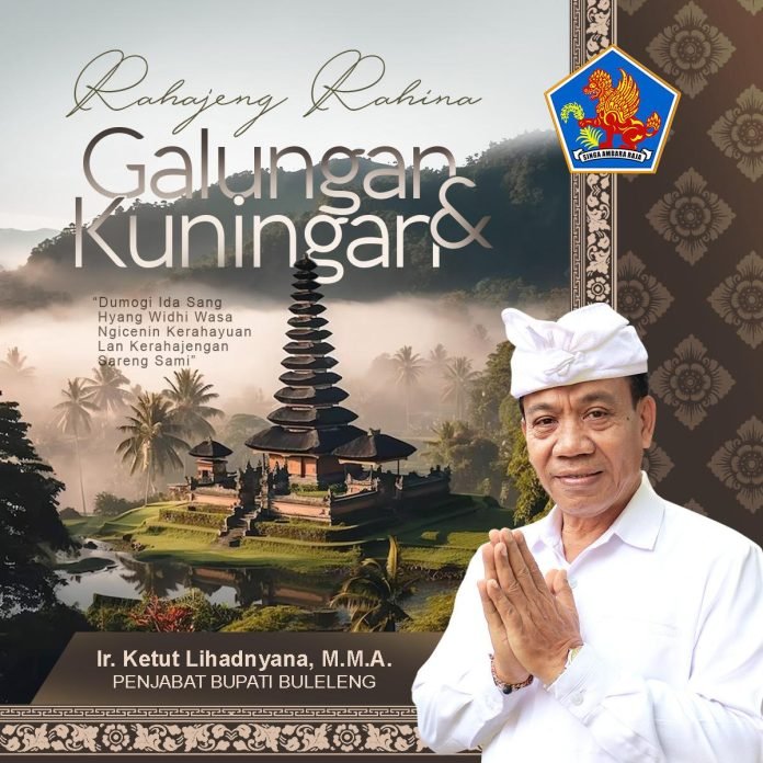 Pj Bupati Buleleng Mengucapkan Selamat Hari Raya Galungan dan Kuningan