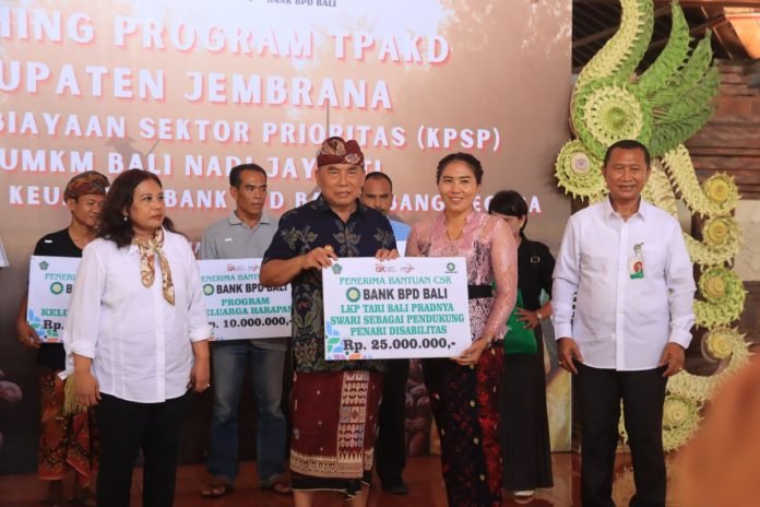 Pertama di Bali, BPD Bali Pilih Jembrana Launching Kredit Pembiayaan Sektor Prioritas