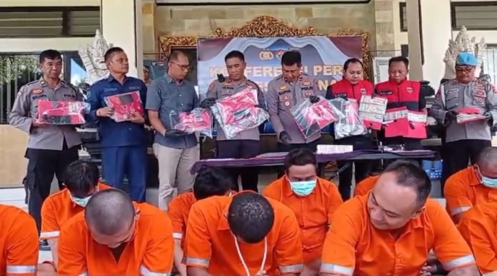 Satres narkoba Polres Tabanan berhasil mengamankan tujuh tersangka penyalahgunaan Narkotika selama bulan Maret 2024