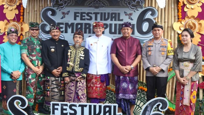 Pj. Gubernur Mahendra Jaya Bangga Semarapura Festival Dinobatkan sebagai Kharisma Event Nusantara