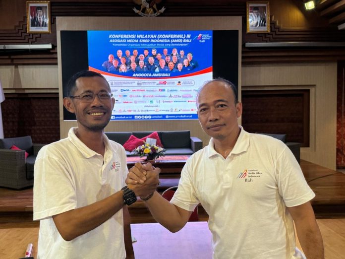 Ketut Adi Sutrisna dan Adi Setiawan Terpilih Sebagai Ketua dan Sekretaris AMSI Bali Periode 2024-2028