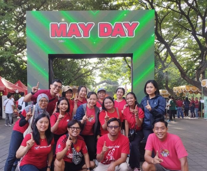 Astra Motor Bali Ikuti Kemeriahkan Peringatan May Day di Denpasar