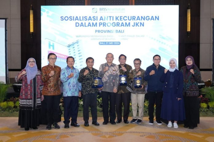 BPJS Kesehatan saat menggelar sosialisasi Anti Kecurangan Fraud mengambil tema Bersinergi Membangun Ekosistem Anti Fraud dalam Jaminan Kesehatan Nasional