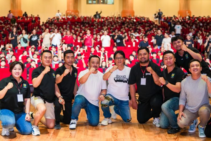 Bupati Nyoman Giri Prasta Nonton Bareng Timnas Indonesia U23 di Balai Budaya Giri Nata Mandala, Kamis 2 Mei 2024 yang diselenggarakan oleh Komite Nasional Pemuda Indonesia (KNPI) Badung