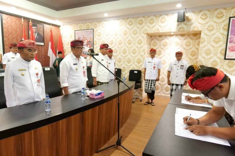 Bupati Sanjaya Resmi Lantik 1542 PPPK Formasi Tahun 2023 dan CPNS Formasi PTDI-STTD