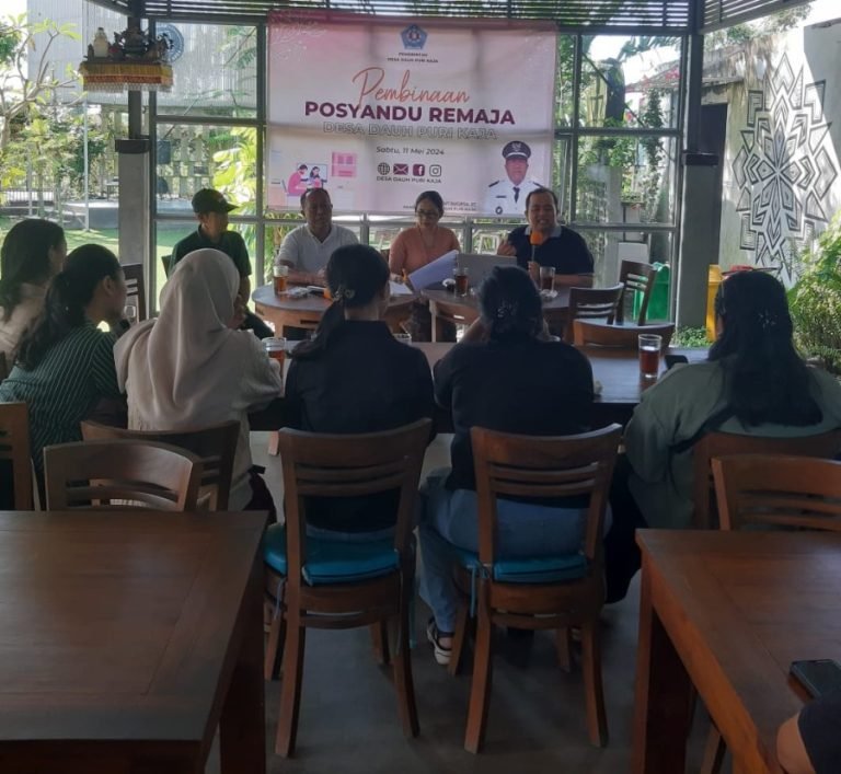Cegah Stunting, Desa Dauh Puri Kaja Galakkan Posyandu Remaja