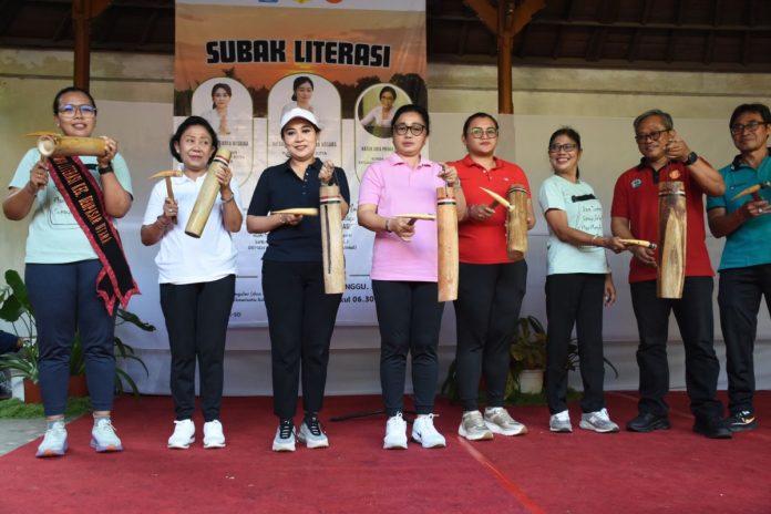 Bunda Literasi Denpasar Buka Program SSEC dan Workshop Permainan Tradisional