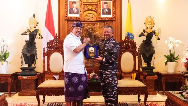Pj Gubernur Bali Terima Kunjungan Panglima Koarmada II