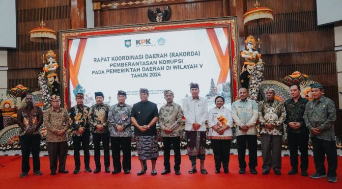 Pj Gubernur Bali Apresiasi Rakorda Pemberantasan Korupsi pada Pemerintah Daerah di Wilayah V Tahun 2024