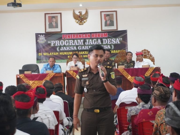133 Kepala Desa Ikuti Penyuluhan Hukum oleh Kejaksaan Negeri Tabanan untuk Cegah Penyalahgunaan Dana Desa