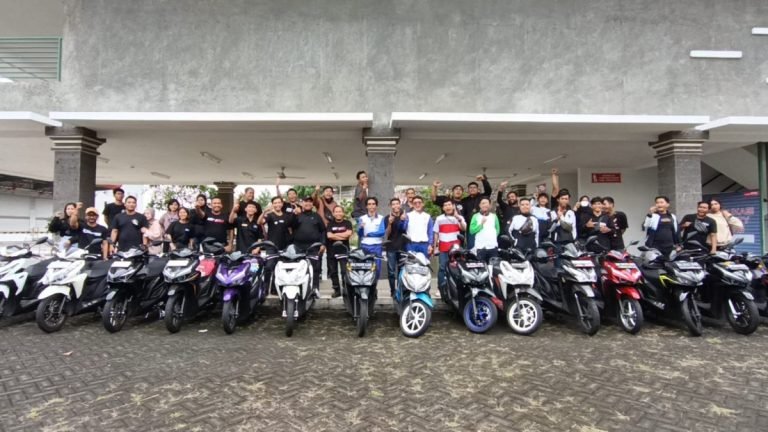Astra Motor Bali Gelar Edukasi #Cari_Aman kepada Member Baru Komunitas VIBER