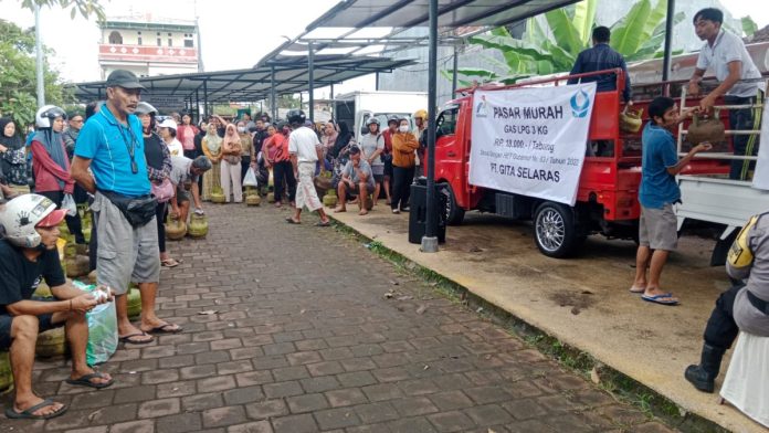 Harga Terjangkau, Gas LPG 3 Kg Jadi Primadona di Pasar Murah Gianyar