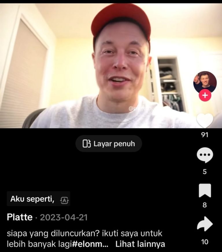 Hasil tangkap layar video di media sosial yang menampilkan CEO Tesla dan SpaceX, Elon Musk, tampak mabuk karena pengaruh obat.
