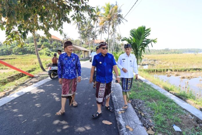 Perbaikan Jalan Lingkar Desa Pulukan Membuka Akses Baru bagi Masyarakat Jembrana