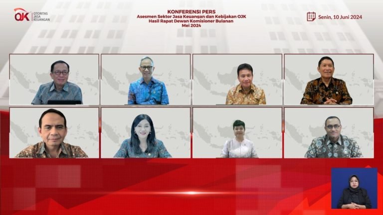 Rapat Dewan Komisioner Bulanan Otoritas Jasa Keuangan (OJK) pada 29 Mei 2024