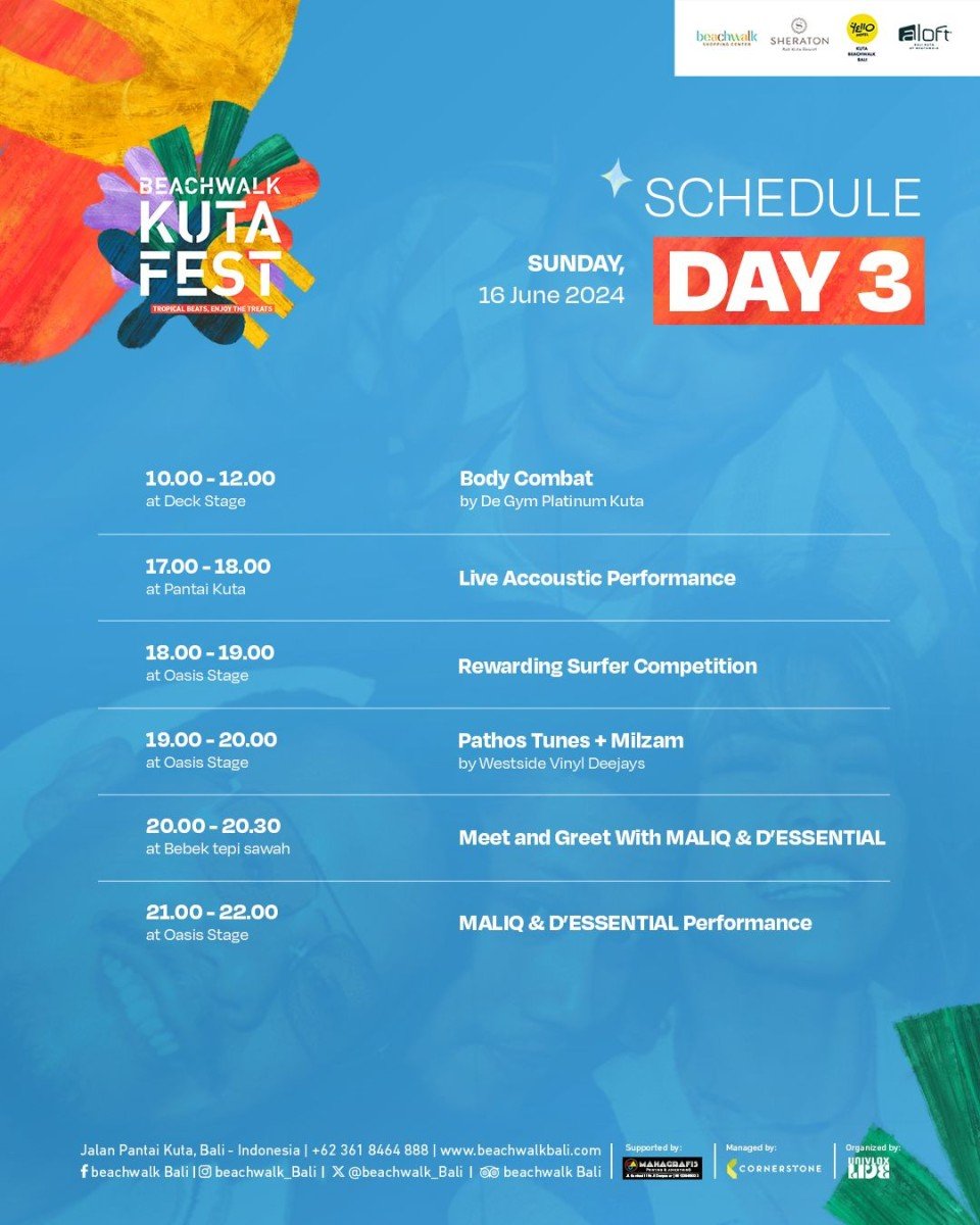 Schedule Hari Ketiga