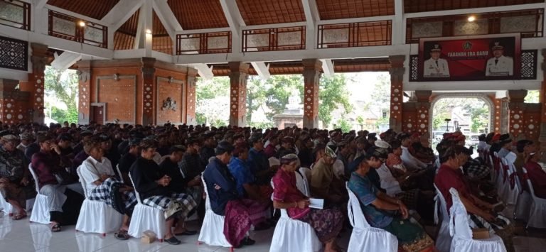 Kegiatan sosialisasi anti korupsi bagi pengurus desa adat se-Kabupaten Tabanan
