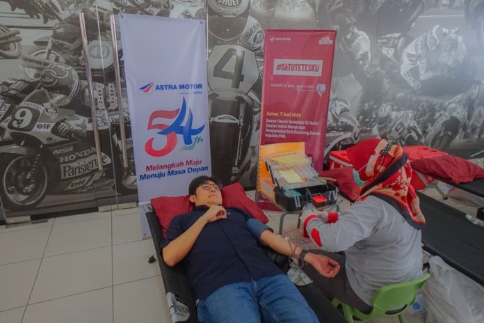 HUT ke-54 Tahun, Astra Motor Gerakkan Aksi Donor Darah Serempak #SatuTetesku