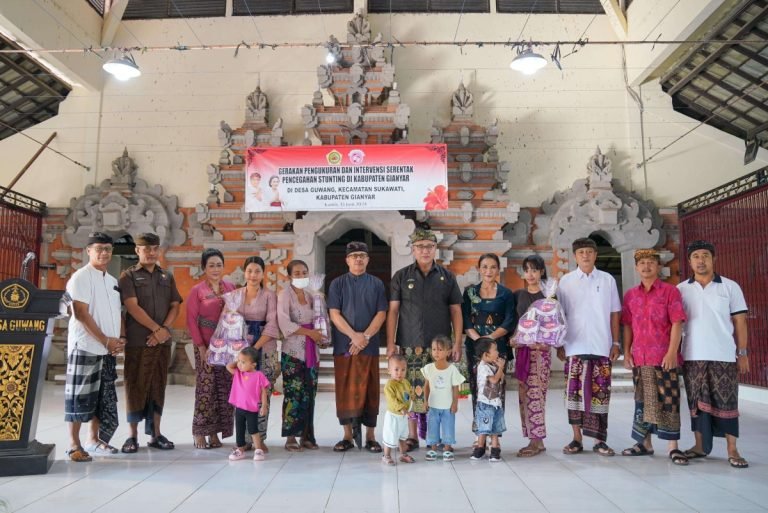 Pj Bupati Gianyar Hadiri Gerakan Pencegahan Stunting Menuju Indonesia Emas 2045