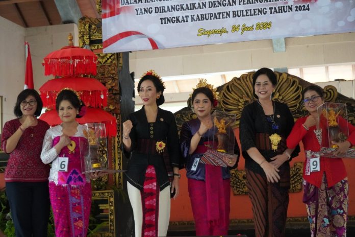 Peringati HKG ke-52, TP PKK Buleleng Gelar Lomba Tari dan Bernyanyi