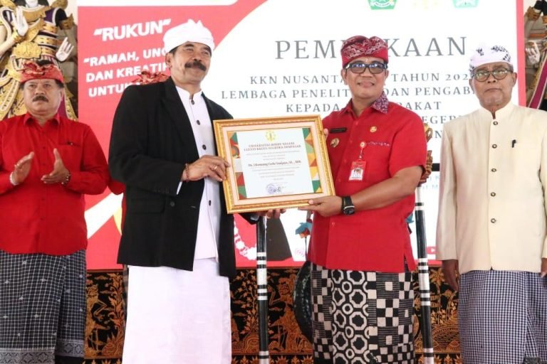 Bupati Tabanan Resmi Buka KKN Nusantara IV UHN I Gusti Bagus Sugriwa Denpasar