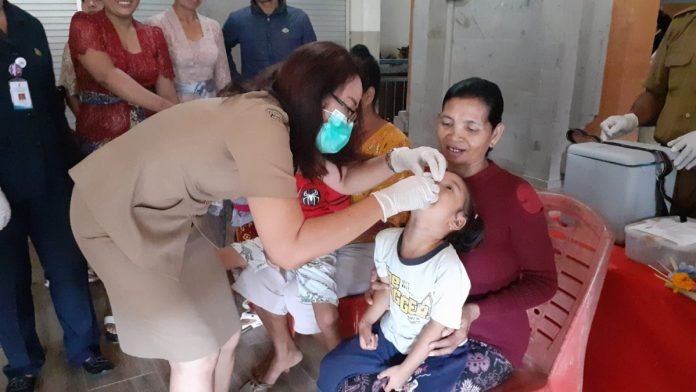 Gianyar Luncurkan Pekan Imunisasi Nasional untuk Lindungi Anak-Anak dari Penyakit Polio