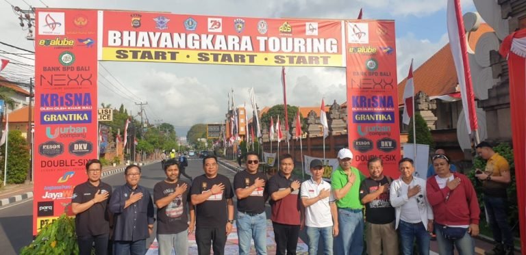Wabup Ipat Perkenalkan Aplikasi V Rally Tracker di Bhayangkara Touring 2024