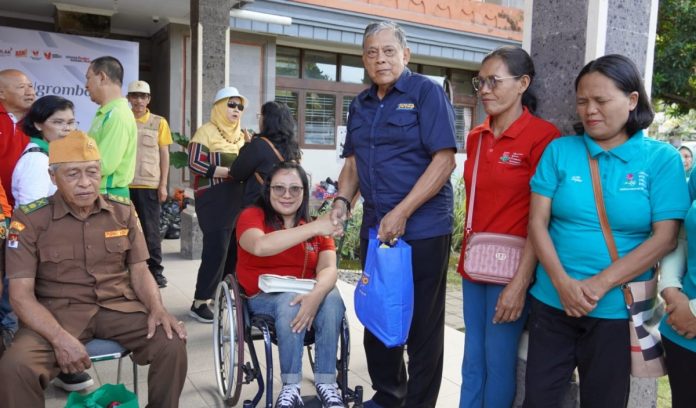 Pemprov Bali Gelar Baksos Ngrombo, Sumbangan Rp 2 Miliar untuk Veteran dan Penyandang Disabilitas