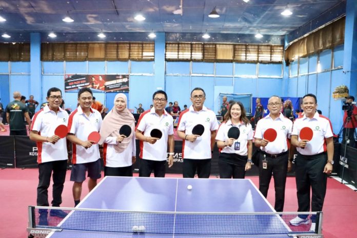 Semarak Hari Pajak 2024, Walikota Denpasar Buka Turnamen Tenis Meja