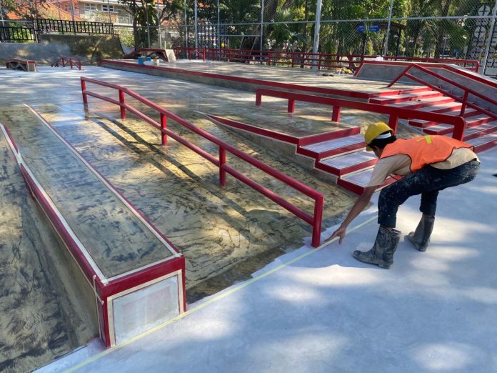 Skate Park Lumintang di Denpasar Hampir Rampung, Siap Sambut Penggemar Skateboard