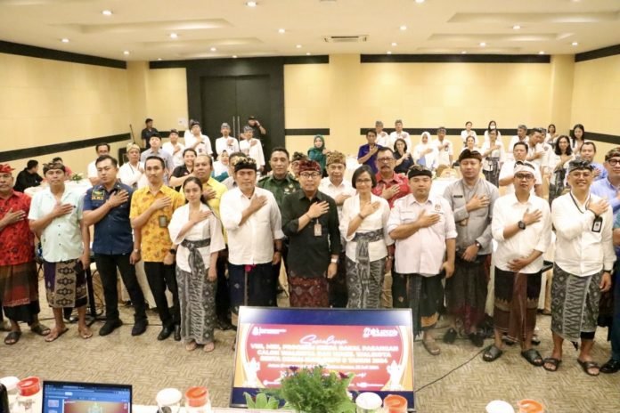 Wakil Walikota Denpasar Hadiri Sosialisasi Visi, Misi, dan Program Kerja Bakal Paslon Pilwali 2024