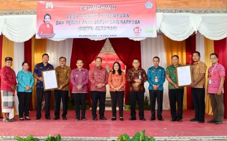 Pj Gubernur Bali Apresiasi Penetapan Desa Ramah Perempuan dan Peduli Anak Bersih dari Narkoba