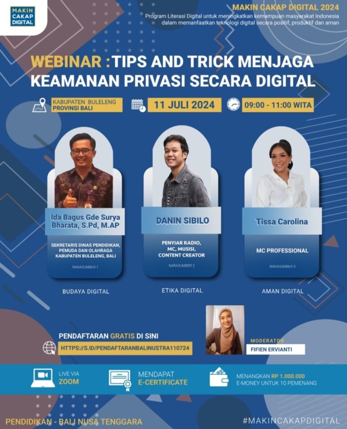 Webinar di Buleleng, Amankan Data Pribadi di Era Digital